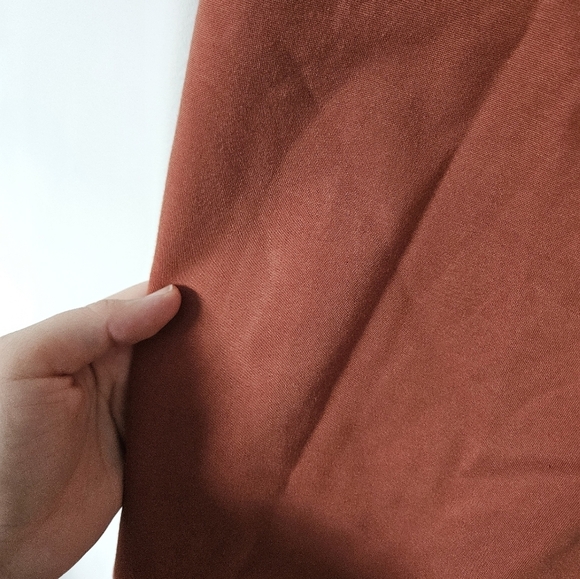 12th Tribe Orange Sheath Halter Dress - Picture 2 of 5